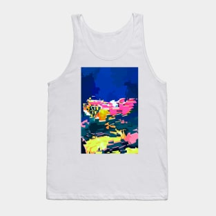 Abstract lava car Tank Top